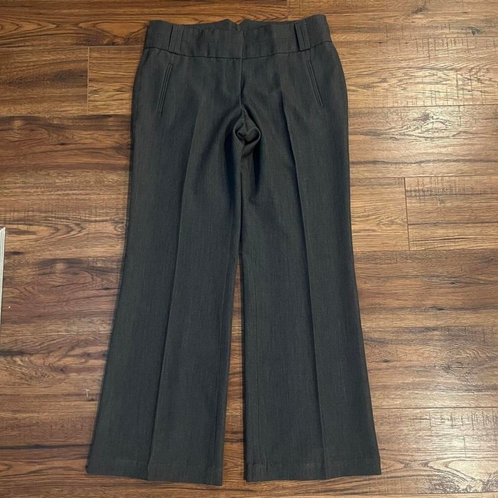 Y2K Suzy Shier‎ Wide Leg Pants Trousers Women 7 8 Minimalist Office Siren Work